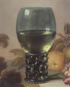 Still Life of Glass Goblet - Pieter Claesz.