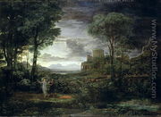 Landscape with Jacob Wrestling with the Angel, or Night, 1672 - Claude Lorrain (Gellee)