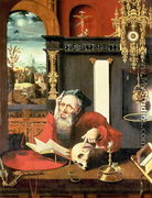 St. Jerome in his Study - Pieter Coecke Van Aelst