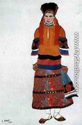 Costume design for a Peasant Girl, 1922 - Leon (Samoilovitch) Bakst
