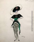 Costume design for Ethel Levy in 'Hello Tango', 1913 - Leon (Samoilovitch) Bakst