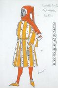 Costume Design for 'Le Priseur' from 'La Pisanella ou La Morte Parfumee', 1913 - Leon (Samoilovitch) Bakst