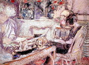 Interior - Mme Hessel at her Home, c.1930 - Edouard  (Jean-Edouard) Vuillard