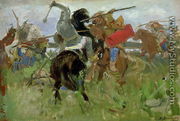 Battle between the Scythians and the Slavonians, 1879 - Viktor Vasnetsov