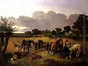 Resting Plough Team - John Frederick Herring Snr