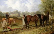 Morning: Preparing to Plough, 1848 - John Frederick Herring Snr