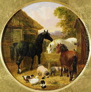 Farmyard Scene - John Frederick Herring, Jnr.