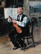 A Violin Maker, 1914 - Vladimir Egorovic Makovsky