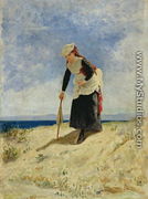 Woman on the Beach - Giuseppe de Nittis