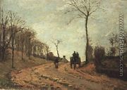 Impression of Winter: Carriage on a Country Road, 1872 - Camille Pissarro