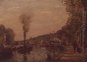 River Scene, 1871 - Camille Pissarro