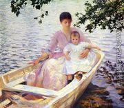 Mother and Child in a Boat, 1892 - Edmund Charles Tarbell
