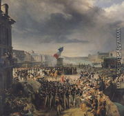 The Garde Nationale de Paris Leaves to Join the Army in September 1792  c.1833-36 - Léon Cogniet