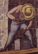 The Stone Mason - Diego Rivera