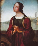St. Margaret at Prayer - Lorenzo Costa