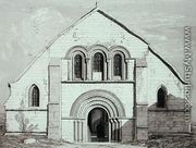Church of L'Ery, near Pont de L'Arche, published 1820 - John Sell Cotman