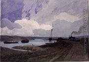 Shipping on the Yare - John Sell Cotman