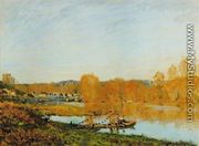 Autumn - Banks of the Seine near Bougival - Alfred Sisley