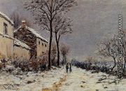 The Effect of Snow at Veneux - Alfred Sisley