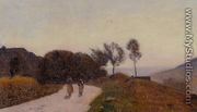 A Road in the Countryside, Near Lake Leman - Jean-Baptiste-Camille Corot