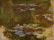 The Water-Lily Pond (right side) - Claude Oscar Monet