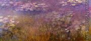 Agapanthus (center panel) - Claude Oscar Monet