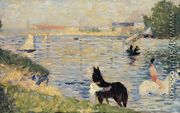Horses in the Water - Georges Seurat