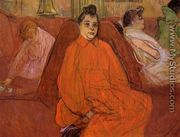 At the Salon, the Divan - Henri De Toulouse-Lautrec