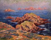 The Red Rocks at Ouessant - Henri Moret