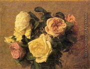 Roses XIII - Ignace Henri Jean Fantin-Latour