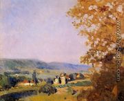 Houses in the Valley - Albert Lebourg
