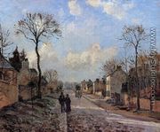 A Road in Louveciennes - Camille Pissarro