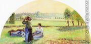 Siesta in the Fields - Camille Pissarro