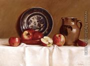 Apples, Ming Plate and Earthenware Pitcher - Milne Ramsey