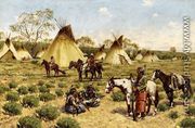Sioux Encampment, Porcupine - John Hauser