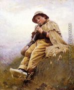 A Shepherd Boy - Charles Sprague  Pearce