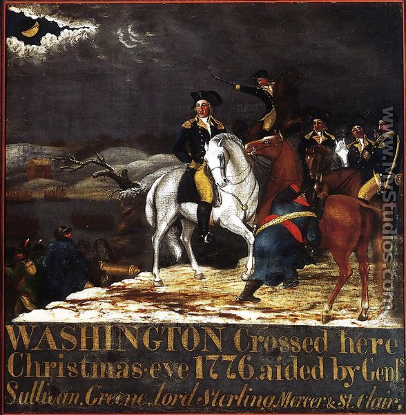 Washington at the Deleware - Edward Hicks
