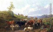 Down the road in Franklin County New York - Arthur Fitzwilliam Tait
