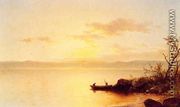 Lake at Sunset - John William  Casilear