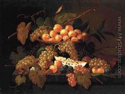 Still Life with Fruit and Nest - Severin Roesen