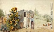 Backyard, Summer - Winslow Homer