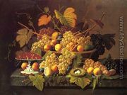 Still Life with Fruit IX - Severin Roesen