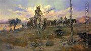 Bringing Home the Spoils - Charles Marion Russell