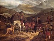 Hunting on the Scottish Highlands - Arthur Fitzwilliam Tait