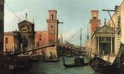 Entrance to the Arsenal - (Giovanni Antonio Canal) Canaletto