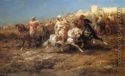 Arab Horsemen - Adolf Schreyer