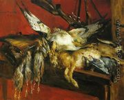 Still Life with Hare and Partridges - Lovis (Franz Heinrich Louis) Corinth