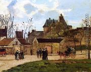 The Court House, Pontoise - Camille Pissarro