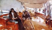 Rainy Day on the Deck of the Yacht Constellation - John Singer Sargent
