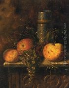 Still Life with Fruit and Vase I - William Michael Harnett
